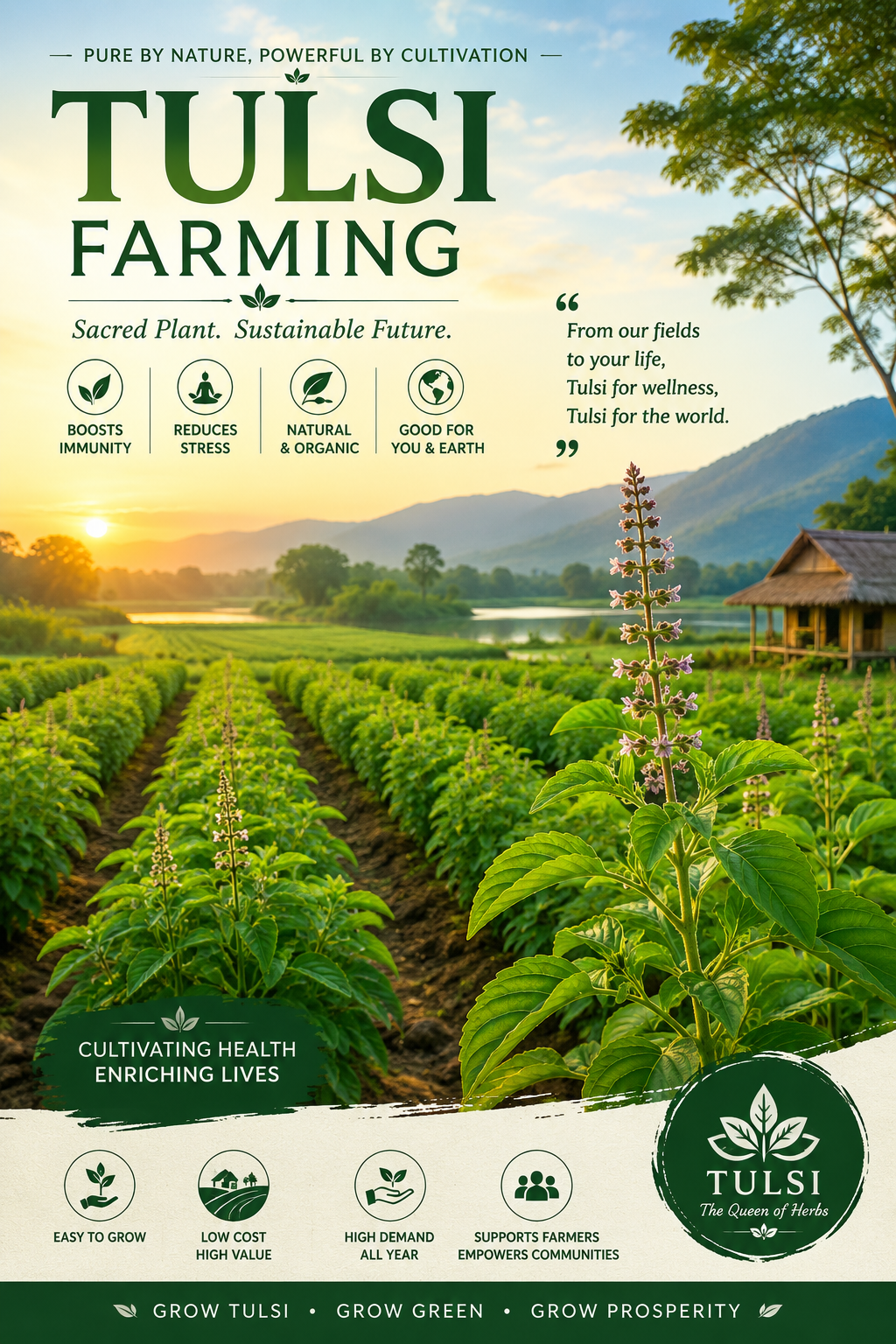 Tulsi Farming