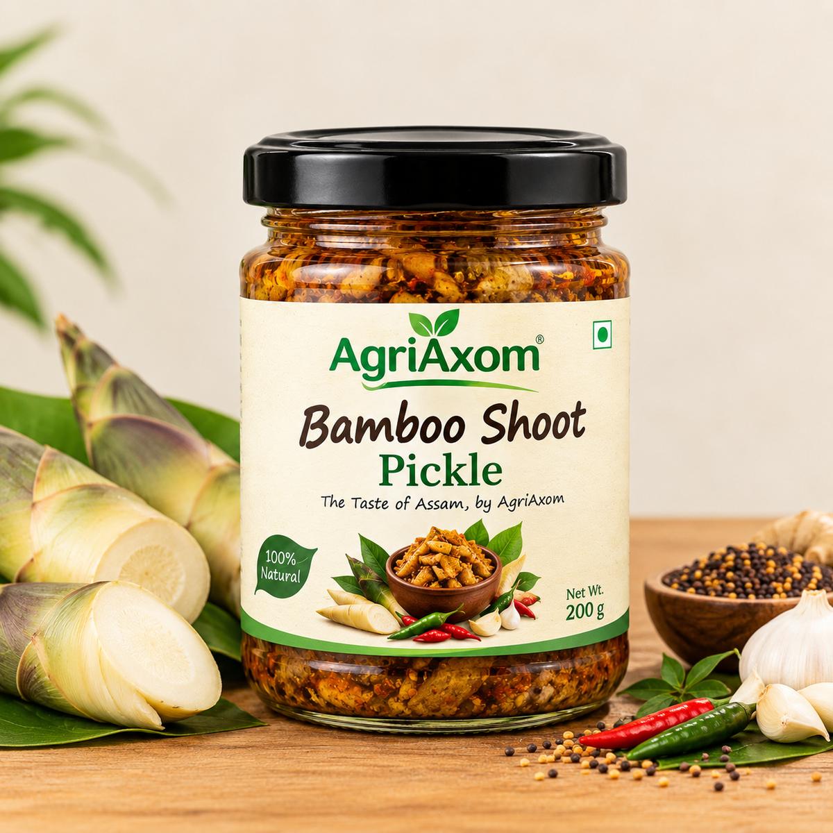 AgriAxom Bamboo Shoot Pickle