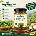 AgriAxom Green Chilli Pickle